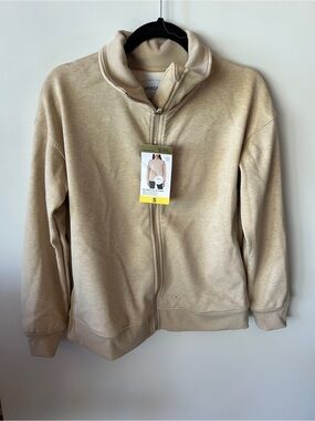 Mondetta Men's Beige Zip-Up Sweater Jacket
Bin T